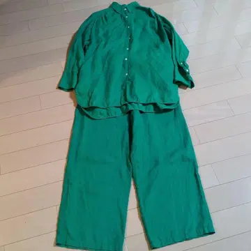 린넨 셋업 ( Green )