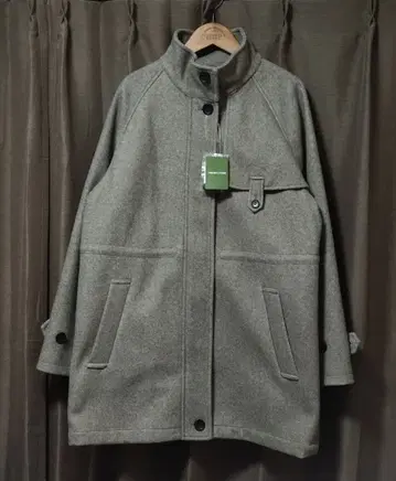 FREAK'S STORE 울 하이넥 개더 코트