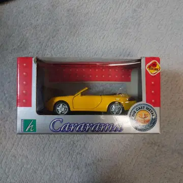 Cararama 옐로우 컬러 미니카 다이캐스트 메탈