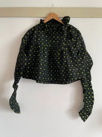 Sanself 시스루 블라우스