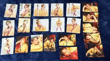 심야의 야지상 키타상 후지와라 유키 브로마이드 사진 굿즈