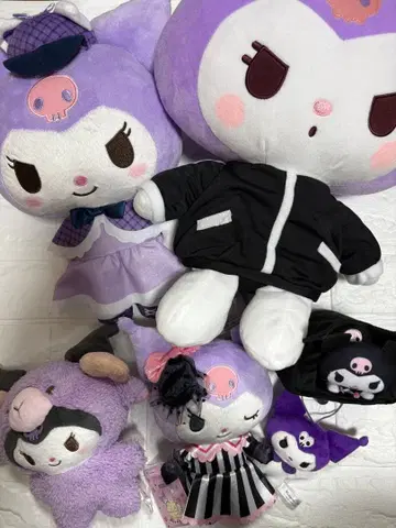 산리오 쿠로미 봉제 인형 세트