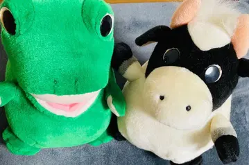 [ 익명 배송 ] 퍼펫마펫 우시쿤 카에루쿤 봉제 인형