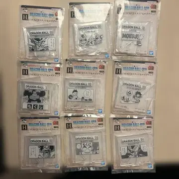 제일복권 드래곤볼 40th 그 두 번째 H상 9종 세트