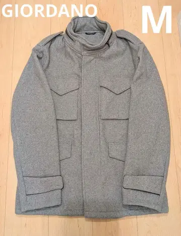 [ 2회 사용 ] GIORDANO 울 자켓 코트 M
