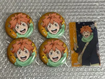 하이큐 코스모 월드 캔뱃지 업 히나타 쇼요 특전 클리어 카드