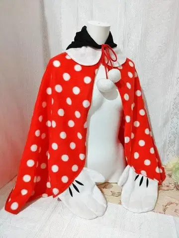 미니 마우스 플리스 케이프