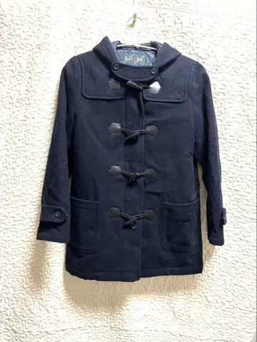 [ 새상품급 ] EASTBOY 네이비 더플 코트 후드 부착