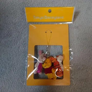 도쿄 디즈니랜드 스트랩 푸우 티거 피글렛