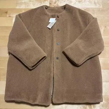 Samansa Mos2 보아 코트 숏 기장