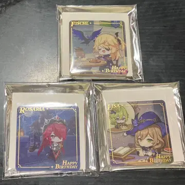 원신 가신기 의 시리즈 아크릴 마그넷 피슬 리사 로자리아 몬드