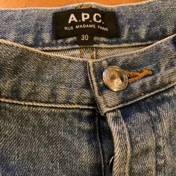 A.P.C. 스트레이트 데님 30 사이즈 블루