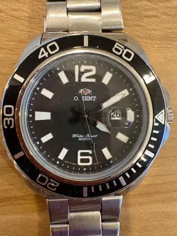 ORIENT 다이버 자동 와인딩 손목시계 200m 방수 새상품급