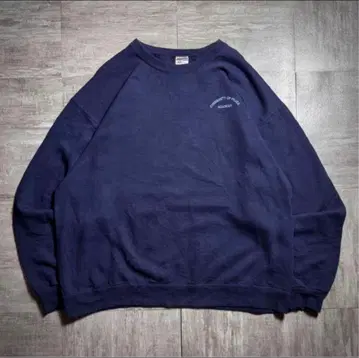 [ 90's ] JERZEES 네이비 자수 프린트 맨투맨 XL 사이즈