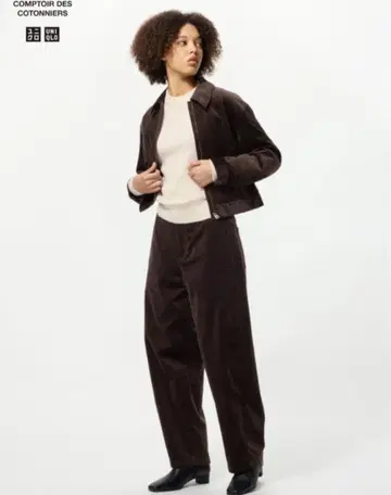 유니클로 코듀로이 커브 팬츠