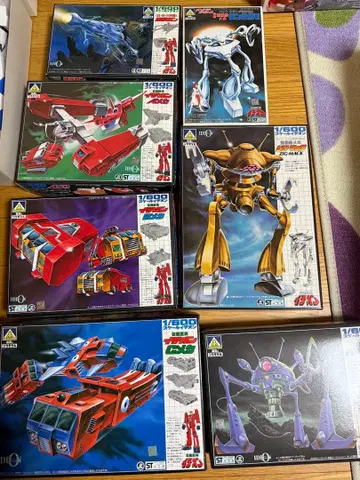 전설거신 이데온 구 키트 7개 세트