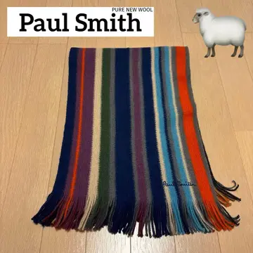 폴스미스 남녀 공용 폴스미스 스트라이프 부드러운 머플러