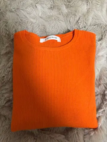 LOUNIE 리브 니트 스웨터