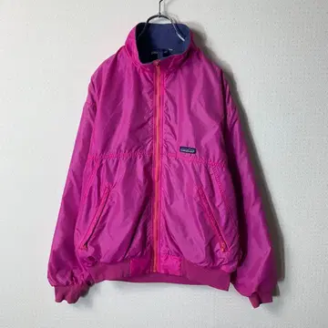 80s patagonia 쉘드 신틸라 자켓 M 핑크 캐나다제