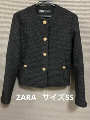 [ ZARA ] 노카라 자켓 골드 버튼 SS