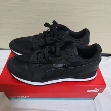 PUMA 블랙 스니커즈 24cm 미사용품