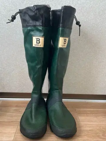 일본야생조사회 장화 레인부츠 L 사이즈 그린