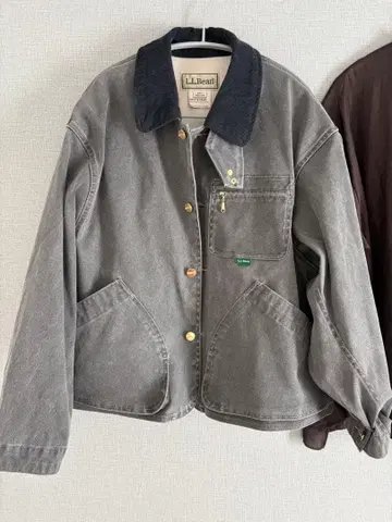 L.L.Bean 그레이 블루종 자켓