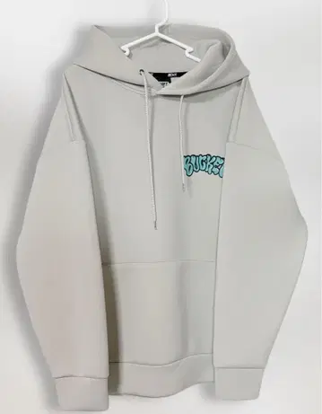 BUCKET 후드티 L 그래픽 프린트 백 로고