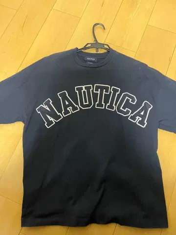 NAUTICA 블랙 T셔츠 100% 코튼
