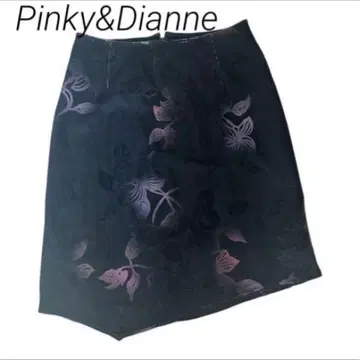 핑키 & 다이앤 Pinky&Dianne 블랙 꽃무늬 타이트 스커트