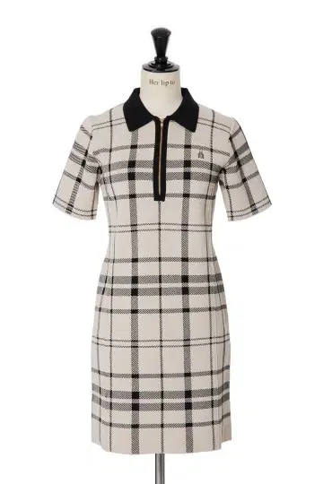 Trois Logo Knit Mini Dress - beige - S