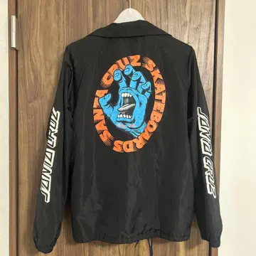 산타크루즈 나일론 자켓 블랙