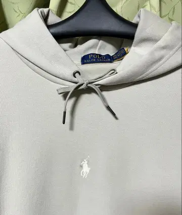 랄프 로렌 자수 로고 남성용 후드티 XXL