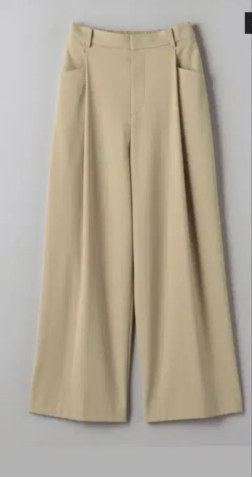 BEAUTY&YOUTH 트윌 백 밴딩 와이드 팬츠