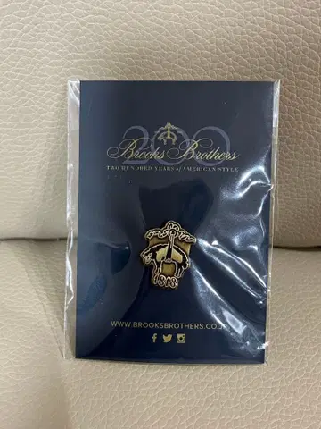 브룩스브라더스 핀 배지 200주년 기념품