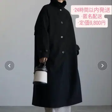 [ ap setro ] 블랙 롱 코트