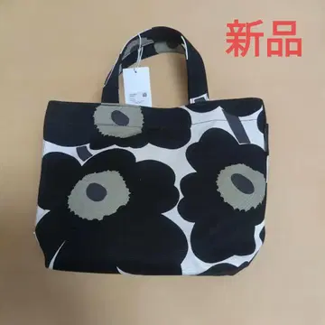 새상품 Marimekko 꽃무늬 캔버스 핸드백