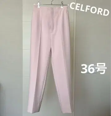 CELFORD 스트레치 테이퍼드 팬츠 36