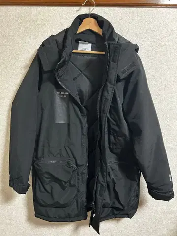 Bershka 다운 자켓 블랙 M 롱 기장