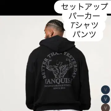 vanquish fitness 셋업 후디 후드티 T셔츠 팬츠