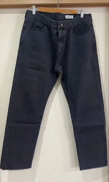 RON HERMAN DENIM 론 헤르만 데님 블랙 스트레이트 데님