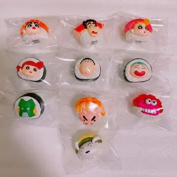 POPMART POP BEAN 짱구는 못말려(크레용 신짱) 스시 10종