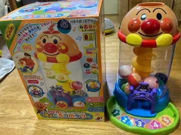 호빵맨 NEW 쥐고! 떨어뜨리고! 빛나는 굴러가는 타워 완구