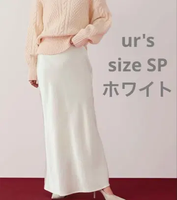 ur's 새틴 머메이드 스커트