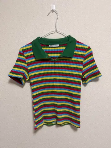 ZARA 반팔 피케 셔츠 M