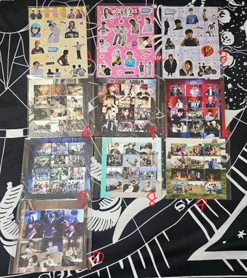 시트형 스티커 BTS 한국 제작자님 굿즈