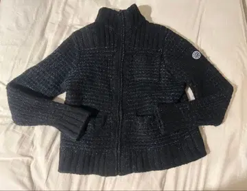 BLUE BLUE 인디고 집업 니트