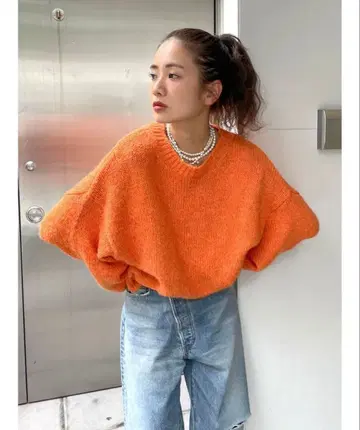 Ungrid 컬러 모헤어 혼방 루즈 니트