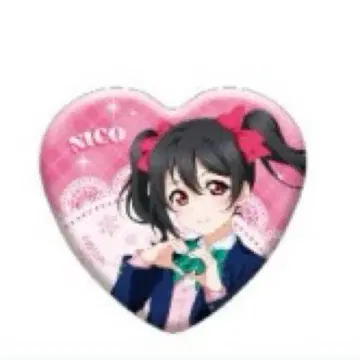러브 라이브 B상 글리터 하트 캔뱃지 아토레 아키하바라 야자와 니코