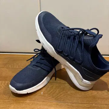 25.5 리복 네이비 하이컷 스니커즈